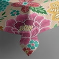 thumbnail image 3 of Pioneer Flower Rectangle Tablecloth 60"x84",Waterproof Polyester Rectangle Table Cloth, Wipeable Spillproof Polyester Tablecloth for Dining, Camping, Indoor and Outdoor, 3 of 5
