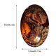 thumbnail image 2 of Muyoka Huevo de dragón de lava Adornos de huevo de dinosaurio Cristal transparente Huevo de dragón Escultura Resina Artesanía Estatua Recuerdo Escritorio Adorno Colección Hogar Oficina Decoración Exqu Muyoka Hogar, 2 of 4