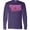 Purple, variant on Inktastic Montana Silhouette Mandala Long Sleeve T-Shirt