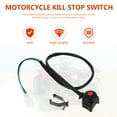 thumbnail image 7 of Raindrops Universal Motorbike Handlebar Motorcycle Kill Stop Horn Button, 7 of 7