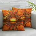 thumbnail image 3 of MLJA Pack of Throw Pillow Cover Ancient Mexico Case Soft Decorative Home Decor Living Room Cushion for Bed Couch Car, 3 of 5