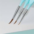 thumbnail image 4 of 5PCS Fine Detail Brushes Miniature Brush for Fine Detailing Models Painting, Nail Art, Acrylic Watercolour, Miniatures Pink, 4 of 5