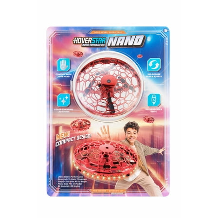 Hover Star Nano Motion Controlled UFO Drone, Compact Design, Ages 6 and Up
