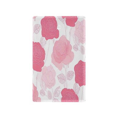 IAUYY Retardant PC Material Unused Outlet Cover Switch Plate Covers Easy DIY Installation with Screws Light Switch Cover Plate Petal