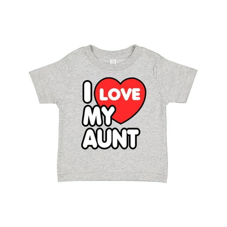 

Inktastic I Love My Aunt Gift Toddler Boy or Toddler Girl T-Shirt