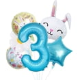 thumbnail image 1 of Easter Themed Number Balloons For Holiday Party And Birthday Celebrations With Metallic Gold Shine Event & Party, 1 of 5