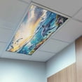 thumbnail image 2 of 2 Pack Magnetic Fluorescent Light Covers, 2x4 Ft,Ocean Marine Life Tropical Turtle Fish Animal Magnetic Light Covers for Ceiling Lights Classroom Office Home Decor, 2 of 9