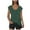 Green, variant on Womens Summer Tops 2025 Cap Sleeve Scoop Neck T Shirts Short Sleeve Tshirts Beach Shirts Fashion Vacation Cloth