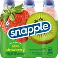 thumbnail image 6 of (2 pack) Snapple Kiwi Strawberry Juice Drink, 16 fl oz, 6 Count Bottle, 6 of 11