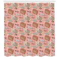 thumbnail image 3 of Ambesonne Airplane Shower Curtain, Bon Voyage Vacation, 69"Wx75"L, Multicolor, 3 of 3