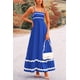 thumbnail image 5 of Vestido PRETTYGARDEN 2025 Verano Maxi Fluido Azul Real XXL, 5 of 8