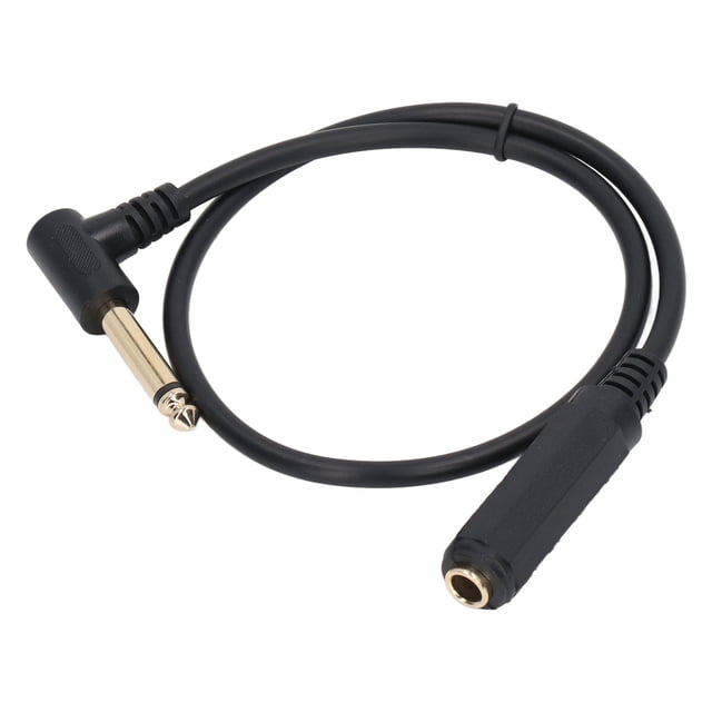 Cable de audio, Cable de audio de micrófono mono 1/4 pulgadas 6.35 mm de transmisión eficiente masculina a Mujer para reproductor de dvd