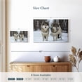 thumbnail image 4 of Elephant Stock Wolves In Langedrag Nature Park Wall Art - Horizontal Canvas Wall Art - Living Room Wall Decor - Animal Canvas - Brown And Gray Decor - 12" x 8", 4 of 8