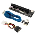 thumbnail image 1 of Ver006S 4Pin Usb3.0 Pci-E A Pcie 1X A 16Xtransfer Tarjeta De Transferencia Cable De Extensión De Gráficos Cateissary EL010922-00, 1 of 6