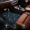 thumbnail image 4 of Uemuo Car Floor Mats - Dinosaur Pattern Carpet Floor Mats for Cars, Auto Accessories Front & Rear Car Floor Foot Mat Sets of 4 Pieces, 4 of 6