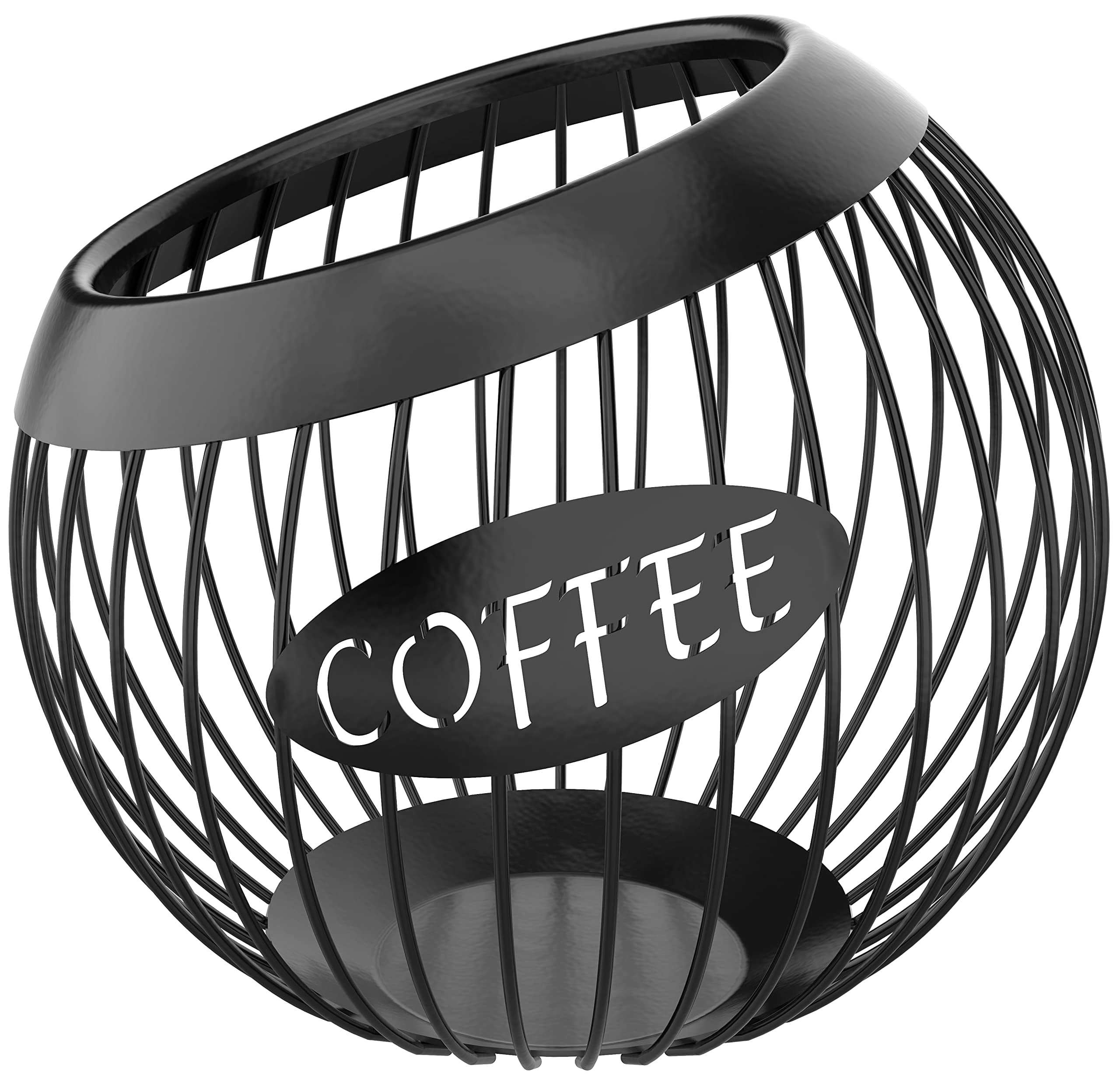 VIVEFOX Coffee Pod Holder, Large Capacity K Cup Holder and Espresso Pod