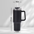 thumbnail image 2 of Taza térmica Liling 1200ml acero inoxidable doble pared color negro, 2 of 4