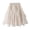 Beige, variant on Women's Summer Midi Tulle Skirt Tiered Bead Flowy A-line Skirt for Travel, Beach, Shopping