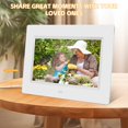 thumbnail image 4 of Crtynell Digital Day Calendar Clock Multifunctional Extra Large Dementia Digital Clock with 5 Alarms and Medication Reminders Impaired Vision Digital Clock (8" White), 4 of 9