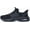 Black, variant on MAYKX Mens Slip on Walking Shoes Tennis Sneakers Comfortable Shoes for Plantar Fasciitis Relief