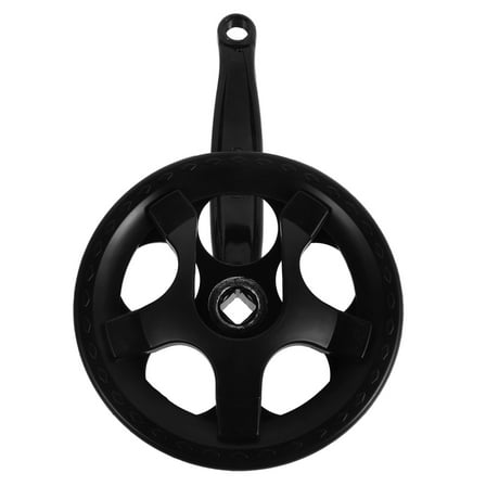 Clispeed Carbon Steel Mountain Bike Crankset Single Speed 36 Tooth Chainring Black