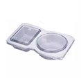 thumbnail image 2 of HLONK 40 Pcs Contenants de Stockage Alimentaire à Double Compartiment 140ml Réutilisables pour Collations et Condiments avec Couvercles Étanches Boîtes Empilables pour Préparation de Repas pour Enfants Organisation de Cuisine Déjeuner, 2 of 9