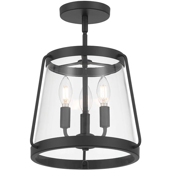 Millennium Lighting 230103-MB Adabella 3 Light 12" Wide Semi-Flush Lantern Ceiling Fixture