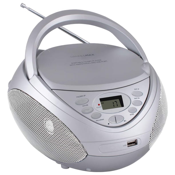 Boombox portátil para CD/MP3 HANNLOMAX HX-326CD con radio AM/FM