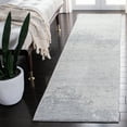 thumbnail image 3 of SAFAVIEH Brentwood Ainslee Abstract Runner Rug, Ivory/Grey, 2' x 8', 3 of 12