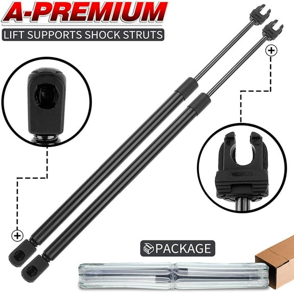A-Premium Rear Tailgate Lift Supports Shock Struts Compatible with Dodge Viper 2003-2010 2-PC Set