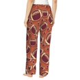 thumbnail image 3 of Pajama Pants Women, American Football1 Sweatpants Soft Sleep Lounge Pants, Casual PJ Bottoms Pants with Pockets, 3 of 5