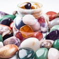 thumbnail image 6 of 0.22 lb Bulk Assorted Tumbled Polished Stones Crystal Set Quartz Stone Kit Healing Crystal Stones Crystal Jewelry Making Home Decoration Vase Filler, 10-20 mm, 6 of 7