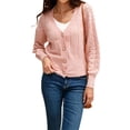 thumbnail image 4 of Txlixc Cardigan de primavera y otoño para mujeres Txlixc moda, 4 of 9