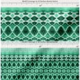 thumbnail image 2 of Soimoi Green Cotton Poplin Fabric Tribal Tie-Dye Print Sewing Fabric Yard 42 Inch Wide, 2 of 7