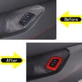 thumbnail image 5 of TINKI Trunk Switch Button Cover Trims Compatible with Chevrolet Corvette C8 2020-2023, ABS Inner Rear Trunk Switch Panel Trim Frame Accessories, 5 of 12