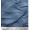 thumbnail image 1 of Soimoi Cotton Cambric Fabric Blue Small Motif Shirting Print Fabric by Yard 42 Inch Wide, 1 of 1