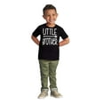 thumbnail image 3 of Little Brother Cute Younger Sibling Youth T Shirt Tee Boys Infant Toddler Brisco Brands 12M, 3 of 5