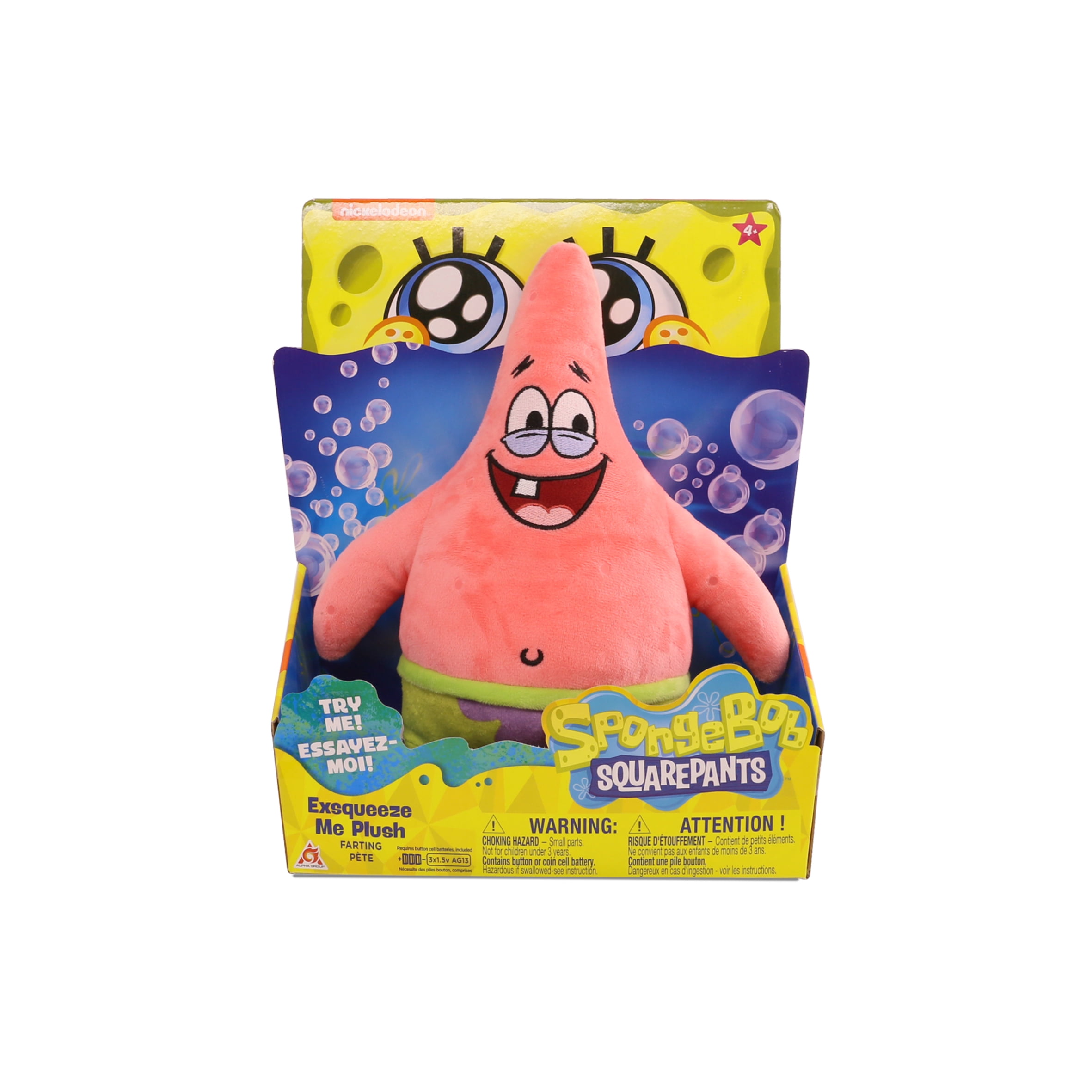 spongebob exsqueeze me plush