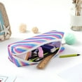thumbnail image 5 of 100Fens Glitter Pencil Case Shiny Pencil Case Student Stationery Storage Pencil Case Soft Rainbow Pen Box with Zipper, 5 of 7
