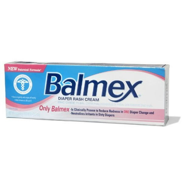 Balmex Zinc Oxide Diaper Rash Cream 4oz Each