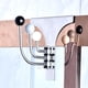 thumbnail image 5 of Ganchos sobre puerta Colgador de ropa Bolso giratorio Toal Organizador Sombrero con de cerámica Accesorios resistentes Antióxi S perfecl Colgador de puerta, 5 of 8