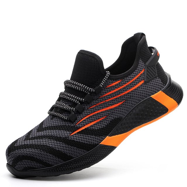 Zapatos de seguridad para el trabajo para hombres, zapatillas de trabajo antipinchazos, zapatos de trabajo indestructibles para hombres, botas para hombres, zapatos ligeros para hombres, botas de seguridad Tan Jianjun unisex
