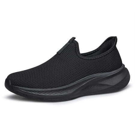 ShySun Mens Slip On Walking Shoes Non Slip Running Shoes Mesh Breathable Workout Shoes Lightweight Sneakers