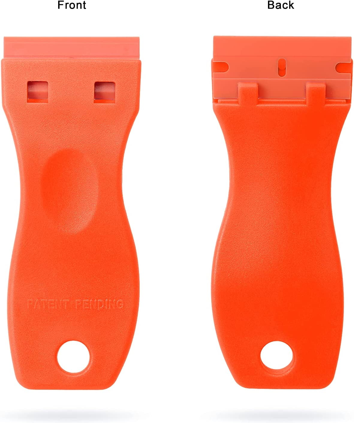 FOSHIO Plastic Razor Blade Scraper Include 2PCS Scraper Tool and 100PCS  Blades f