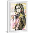 thumbnail image 2 of Parvez Taj "Girl in Colors" Framed Painting Print, 2 of 6