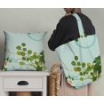 thumbnail image 5 of Soimoi Rayon Fabric Leaves & Ranunculus Floral Decor Fabric Printed Yard 42 Inch Wide, 5 of 5