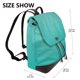 thumbnail image 2 of Disketp Turquoise Glitter Mochila de Cuero para Mujer, Bolso de Espalda Antirrobo con Estilo para Viaje, Trabajo y Uso Diario, 2 of 4
