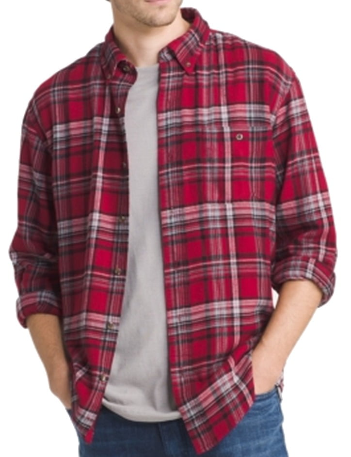 G.H Bass /& Co Mens Essentials Long Sleeve Button Down
