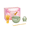 Matcha-Colored 4-Piece Set, variant on 4-Piece Pink Matcha Tea Set Gift Kit with Ceramic Bowl, Bamboo Whisk, Whisk Holder and Scoop