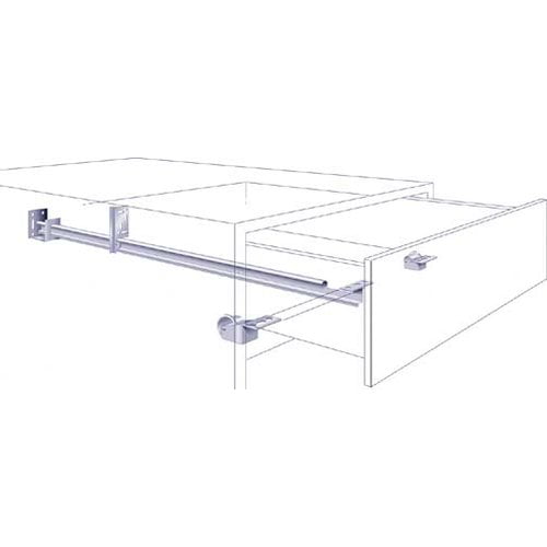 Knape And Vogt 1175pzc 22 5 8 Zinc Single Track Drawer Slide Kit